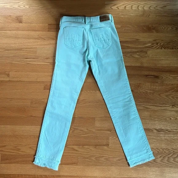 LILLY PULITZER JEANS MINT GREEN SIZE 4 - Picture 4 of 6